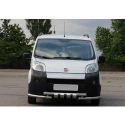 Купить Передняя защита Shark (нерж) для Fiat Fiorino/Qubo