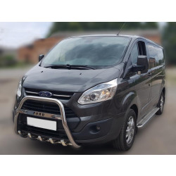 Купити Кенгурятник WT006 F1-55 (нерж) для Ford Custom 2013-2022 рр