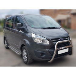 Купити Кенгурятник WT006 F1-55 (нерж) для Ford Custom 2013-2022 рр