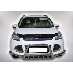 Купить Кенгурятник с усами WT003 (нерж.) для Ford Kuga/Escape 2013-2019 гг