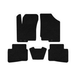 Купить Коврики текстильные Premium (2008-2012, Черный) для Kia Forte