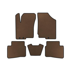 Купить Коврики EVA (2008-2012, Коричневый) для Kia Forte