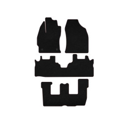Купить Коврики текстильные Classic (3 ряда, Черный) для Toyota Prius Plus