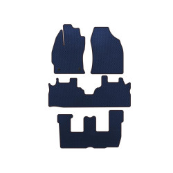 Купить Коврики EVA (3 ряда, Синий) для Toyota Prius Plus