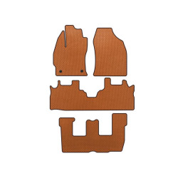 Купить Коврики EVA (3 ряда, Оранжевый) для Toyota Prius Plus