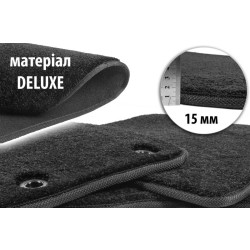 Купить Коврики текстильные Deluxe (Черный) для Scania R серия 2004-2016 гг