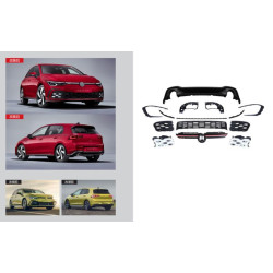 Купить Комплект обвесов GTI (для R-Line) для Volkswagen Golf 8