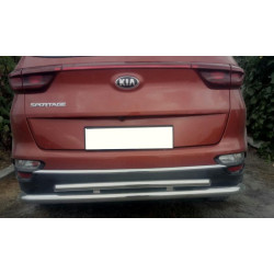 Купить Задняя защита AK002-2 (нерж) для Kia Sportage 2015-2021 гг