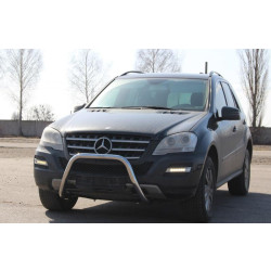 Купить Передняя защита WT006 (нерж) для Mercedes ML W164
