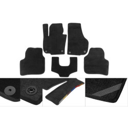 Купить Коврики текстильные Premium (Черные) 3 ряда для Volkswagen ID.6