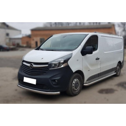 Купить Передняя защита ST008 (нерж) для Renault Trafic 2015- гг