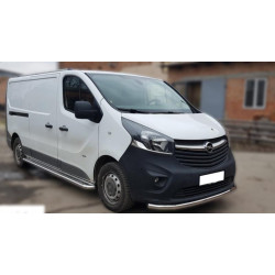 Купить Передняя защита ST008 (нерж) для Renault Trafic 2015- гг
