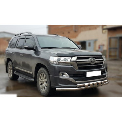 Купить Передняя дуга ST015 (2015-2025, нерж.) для Toyota Land Cruiser 200