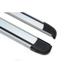 Купити Бокові пороги Maya V4 (2 шт., алюміній) для Renault Duster 2024- рр