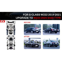 Купить Комплект рестайлинга в W223 AMG Line (с дверными ручками и вставками) для Mercedes S-сlass W222