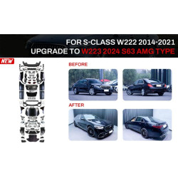 Купить Комплект рестайлинга в W223 S63 AMG (с дверными ручками и вставками) для Mercedes S-сlass W222