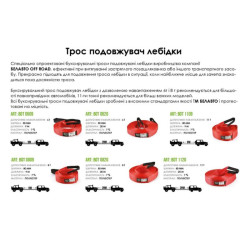 Купить Трос BELAUTO 11т, 9м полиэстер