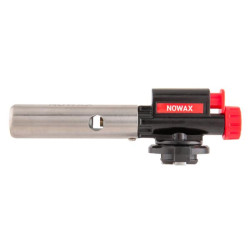 Купити Газовий пальник Nowax на балон, сопло: Ø 22мм, довжина 80мм, керам. захист, об.360˚, мет. корпус