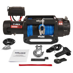 Купити Лебідка MOLDER T-REX 12500lbs (6.0hp/4.4kw; 262) синтетичний трос