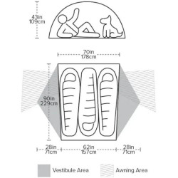 Купити Намет Big Agnes Copper Spur UL3