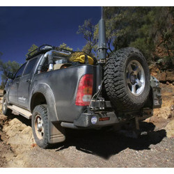 Buy Rear bumper Kaymar Toyota Hilux 05-15 (with two stem) K2040