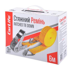 Купити Стяжний ремінь з замком CarLife 3т, 6м