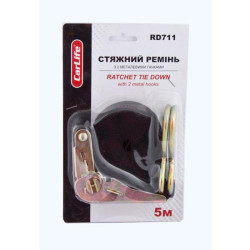 Купити Стяжний ремінь з замком CarLife 1т, 5м