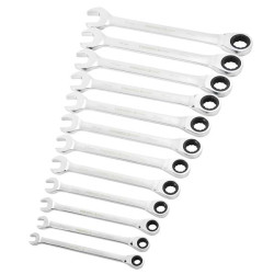 Купити Набір ключів Winso PRO комбіновані з тріскачкою CR-V 12шт (7-8-9-10-12-13-14-15-16-17-18-19мм)