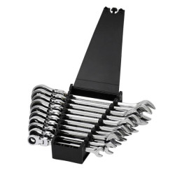 Купити Набір ключів Winso PRO комбіновані з тріскачкою та карданом CR-V 10шт (8-10-12-13-14-15-16-17-19мм)