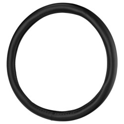 Купити Чохол на кермо Carlife 39 - 41см, екошкіра, чорний, один шов