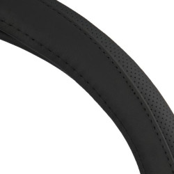 Купить Чехол на руль Carlife 39-41см, кожа, черный SW242L