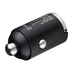 Купить Автомобильное зарядное устройство Brevia ePower NanoMetal 38W 1xUSB-C+1xUSB-A черный