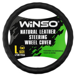 Купить Чехол на руль Winso L, Ø39-41 кожаный 143430