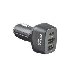 Купить Автомобильное зарядное устройство Winso PRO 44W USB-C+2xUSB-A