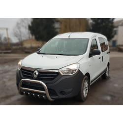 Купити Кенгурятник WT003 (нерж) для Renault Lodgy 2013-2022 рр