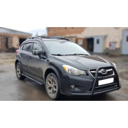 Купити Кенгурятник F1-71 Black (нерж) для Subaru XV 2011-2017 рр