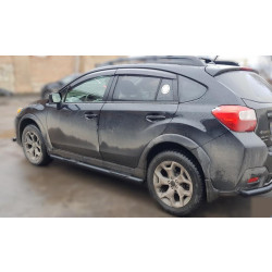 Купити Бічні труби Black BB002 (2 шт., нерж.) для Subaru XV 2011-2017 рр