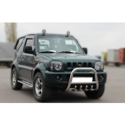Купити Кенгурятник F2-01 (нерж) для Suzuki Jimny 1998-2018 рр
