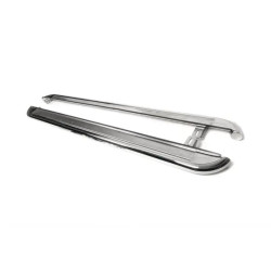 Купити Бокові пороги Premium (2 шт., нерж.) для Hyundai Terracan 2001-2007 рр