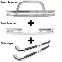Buy Bumper Set and Stainless steel Smittybilt - Jeep Wrangler JK 07-18