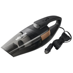 Купити Пилосос автомобільний Molder від прикурювача з LED ліхтарем 110Вт, 12В, 3.2кПа, чорний