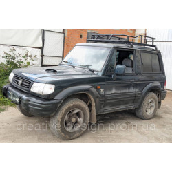 Купити Багажник експедиційний (кошик), посилений Alpha, з 4 кронштейнами Mitsubishi Pajero 1G короткий та інших авто