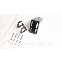 Купити Підсилений кронштейн багажника експедиційного на штатні рейлинги Toyota Land Cruiser Prado 90