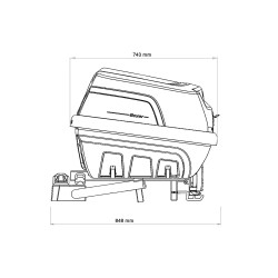 Купить Бокс на фаркоп Hapro Boxer L (Hexagon Black) HP 37500