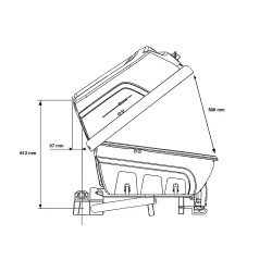 Купить Бокс на фаркоп Hapro Boxer L (Sage Green) HP 37501