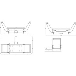 Купити Монтажна плита вигнута Dragon Winch для лебідок DWM 12000-13000