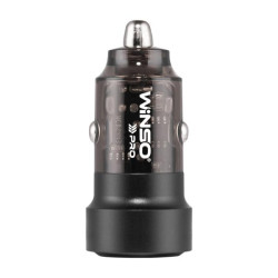 Купить Автомобильное зарядное устройство для Winso PRO 75W 1xUSB-C+1xUSB-A, transparent