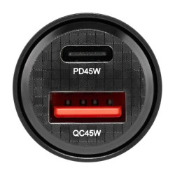 Купить Автомобильное зарядное устройство Winso PRO 45W 1xUSB-C+1xUSB-A