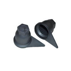 Купить Ковпачок-стрілка на гайку колеса, сірий, 32 mm Пластик Україна (1103314011)