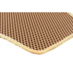 Купити Гумові килимки Carsuit (3 ряди, бежевий) для Acura MDX 2013-2020 рр